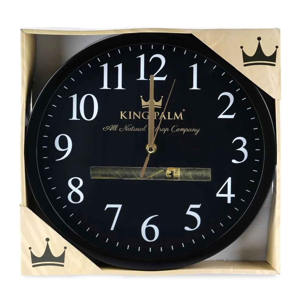 King Palm Wall Clock - Gold Clock King Palm Wall Clock - Gold Clock